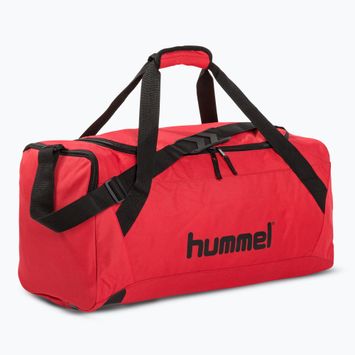 Hummel Core Sports 69 l edzőtáska igaz piros/fekete