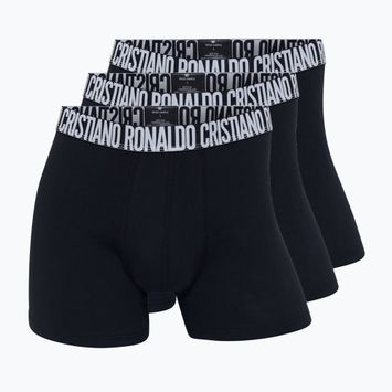 Férfi boxer nadrág CR7 Basic Trunk 3 pack black