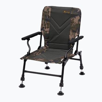 Prologic Avenger Relax Camo szék karfákkal és huzattal szürkészöld PLB027
