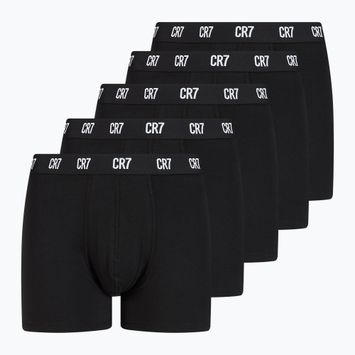 Férfi CR7 Basic Trunk boxeralsó 5 pár fekete/fehér
