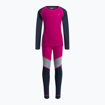 Color Kids Ski Underwear Colorblock rózsaszín-piros gyerek termoaktív fehérnemű 740777.5885