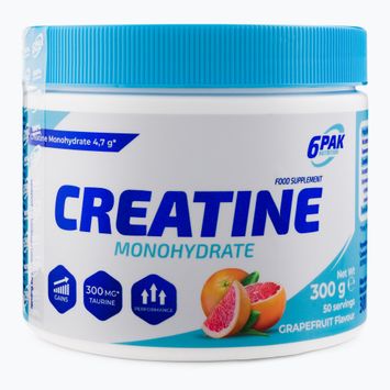 Kreatin monohidrát 6PAK kreatin 300g grapefruit PAK/243