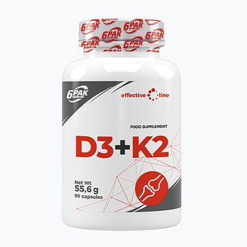 Vitaminok 6PAK D3+K2 90 kapszula
