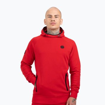 Férfi pulóver Pitbull West Coast Skylark Hooded Sweatshirt red