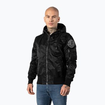Pitbull West Coast férfi Starwood 2 kapucnis repülős kabát fekete
