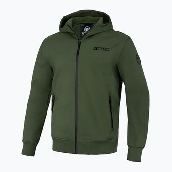 Férfi Pitbull Midway 2 Softshell dzseki olívazöld színben
