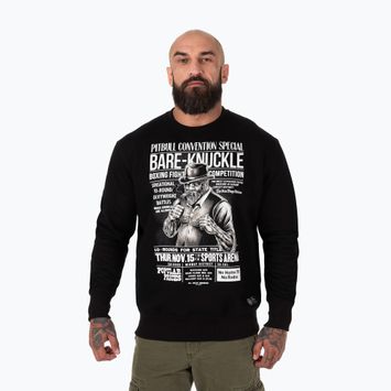 Pitbull West Coast férfi Bare Knuckle Crewneck pulóver fekete