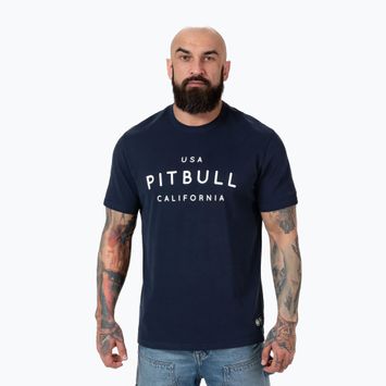 Férfi Pitbull Usa Cal sötét tengerészkék póló