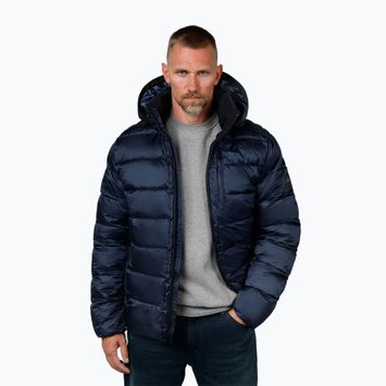Férfi télikabát Pitbull Barles Ribstop Padded Hooded dark navy