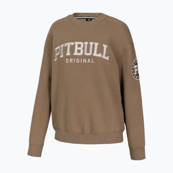 Női pulóver Pitbull Tyrian Crewneck coyote brown