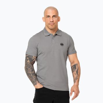 Férfi Pitbull Polo Jersey Small Logó szürke