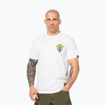 Pitbull BJJ FIGHT DVSN férfi póló fehér