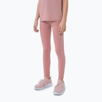 Gyermek leggings 4F HJZ22-JSPDF002 rózsaszín HJZ22-JSPDF002 pink
