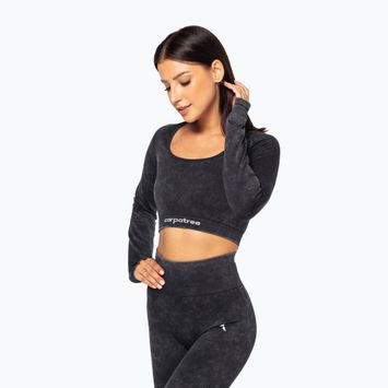 Női edzős felső Carpatree Yasmine Seamless Longsleeves fekete