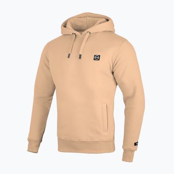Férfi Octagon Small Logo pulóver bézs színben