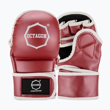 Octagon Metallic MMA piros grappling kesztyűk