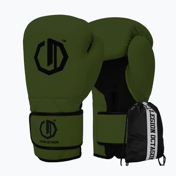 Boxkesztyű Octagon Legion Enforcer + dark green bag