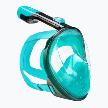 AQUASTIC kék teljes arcú snorkeling maszk SMA-01SN