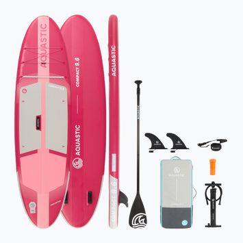 SUP AQUASTIC Compact 9'6" deszka rózsaszínű