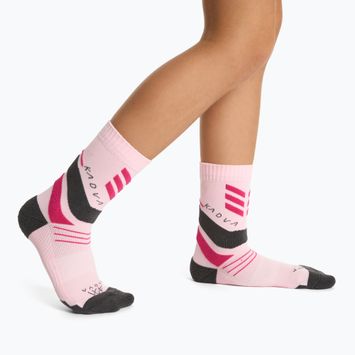 Gyermek zokni KADVA Stride Coolmax 2 pár rózsaszín