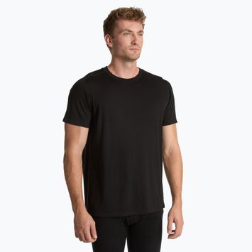 Férfi termál póló WOOLCANO Merino 100% TEE0546 fekete