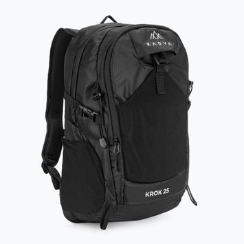 KADVA túrahátizsák laptop zsebbel Krok 25 l fekete
