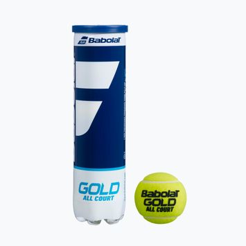 BABOLAT GOLD ALL COURT teniszlabdák 18x4 zöld 502085