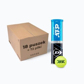 Dunlop ATP 18 x 4 teniszlabda sárga 601314
