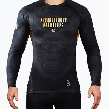 Ground Game Oni szamuráj rashguard fekete 22RASHLSSAM3