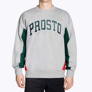 Férfi pulóver PROSTO Crewneck Splork gray