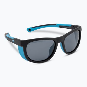 Gyerek napszemüveg GOG Eden matt black/blue/smoke