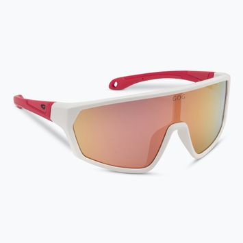 Gyerek napszemüveg GOG Flint matt white/neon pink/polychromatic pink
