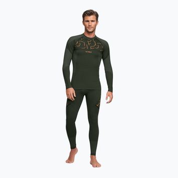 Férfi thermo fehérnemű szett Alpinus Tactical Gausdal Set green/orange