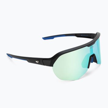 GOG Perseus matt fekete/kék/kék/zöld kerékpáros szemüveg E501-4