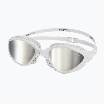 BuddySwim OzeanX Mirror fehér / ezüst úszószemüveg