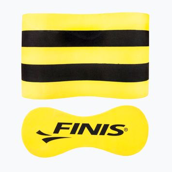 FINIS habszivacs húzóbója gyermek nyolcas úszó tábla sárga és fekete 1.05.036.48