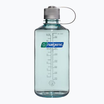 Nalgene Narrow Mouth Sustain utazó palack 1000 ml tengerzöld színű