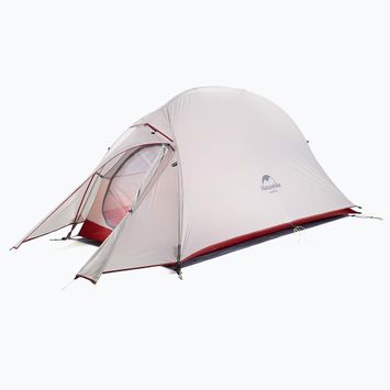 1 személyes trekking sátor Naturehike Cloud Up light grey/red