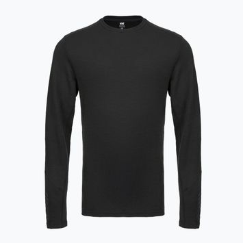 Férfi hőaktív pulóver Helly Hansen Lifa Merino Midweight Crew fekete