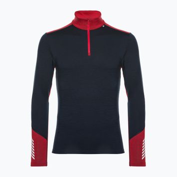 Férfi hőaktív pulóver Helly Hansen Lifa Merino Midweight 1/2 Zip navy