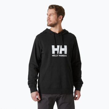 Férfi Helly Hansen HH Logo Hoodie 2.0 fekete