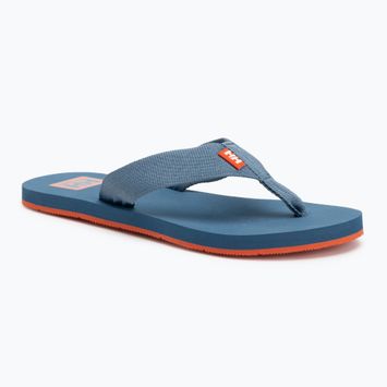 Férfi Helly Hansen Logo Sandals 2 mosott tengerészgyalogos / narancssárga flip flopok