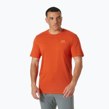 Férfi Helly Hansen Nord Graphic őrjárat narancssárga póló