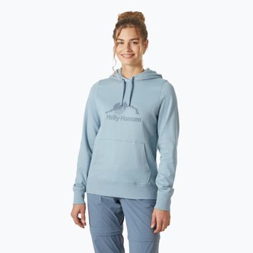 Női Helly Hansen Nord Graphic pulóver kapucnis pulóver szeleskék