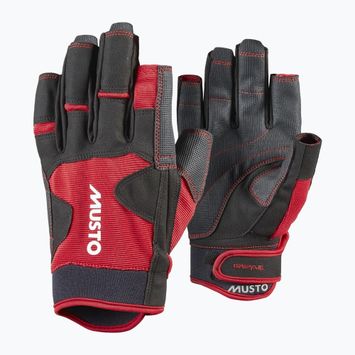 Musto Performance Short Finger 2.0 valódi piros vitorlás kesztyű