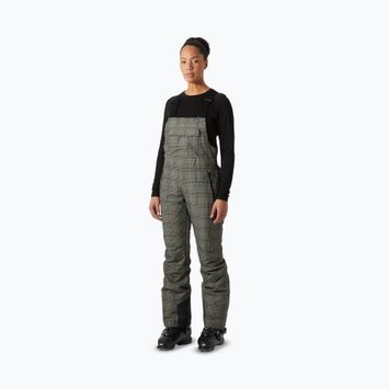 Női sínadrág Helly Hansen Legendary Insulated Bib pebble broxburn plaid aop
