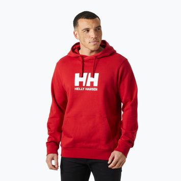 Férfi pulóver Helly Hansen HH Logo Hoodie red