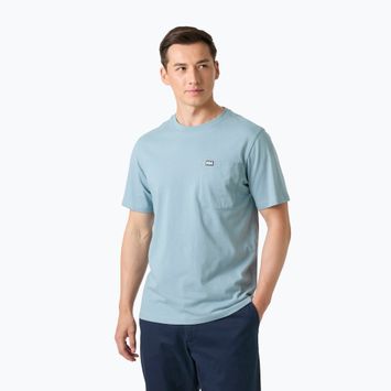 Férfi póló Helly Hansen Hudson windy blue