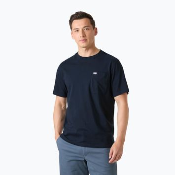 Férfi póló Helly Hansen Hudson navy