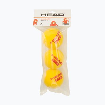 HEAD Tip Piros habos gyermek teniszlabda 3 db sárga 578363